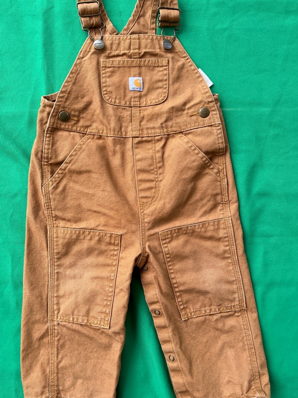 Carhartt Flannel Lined Overalls 18M Toddler Baby 18 Months